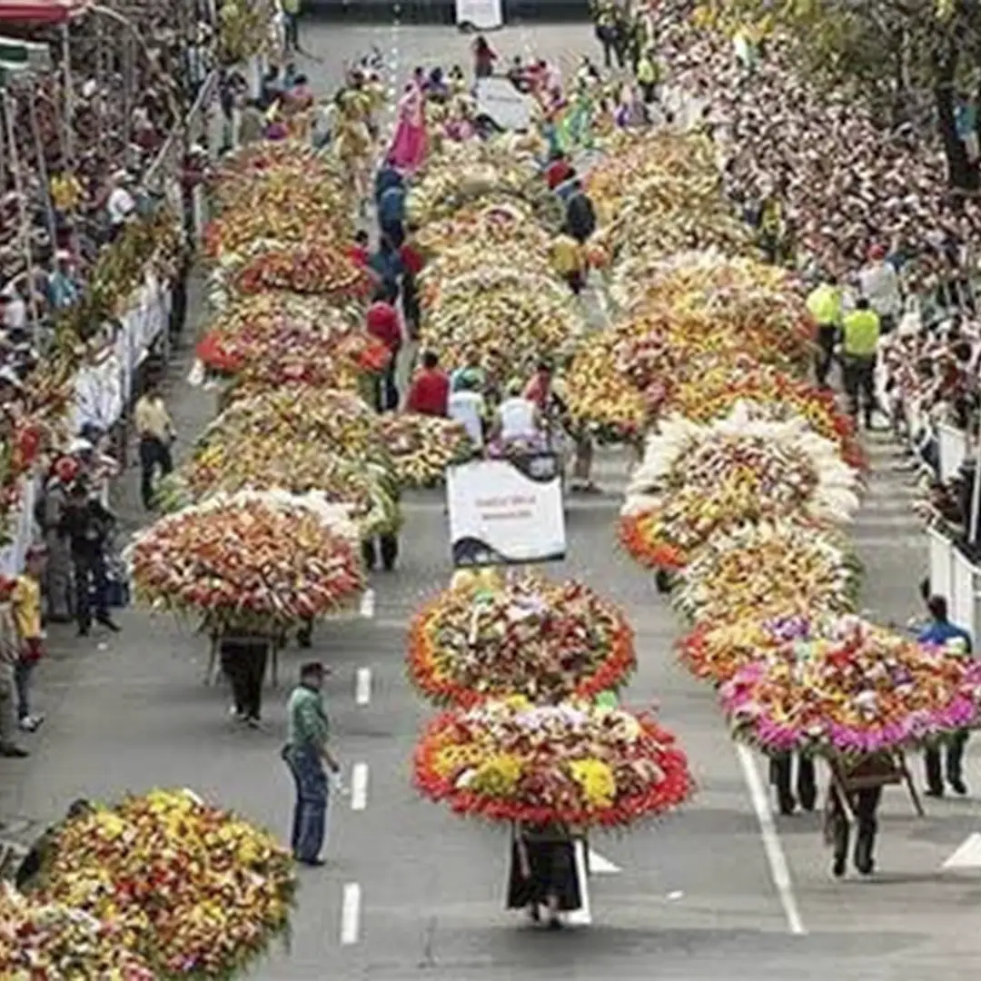 Silletero en la Feria de las Flores Medellín 2026